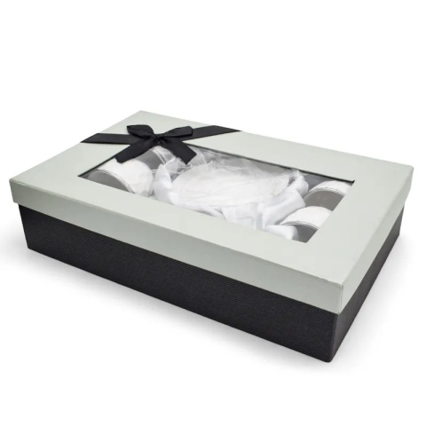 Filiżanki komplet kawowy srebrne bella fiore 2szt porcelana