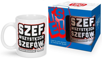 Kubek na prezent ceramika w pudełku do herbaty dla szefa