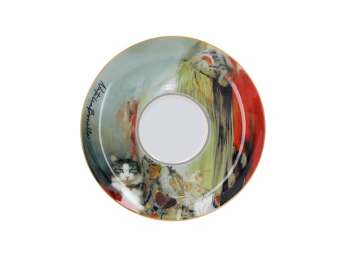 Kubek spodek Carmani porcelana do kawy Bonilla kot Clara