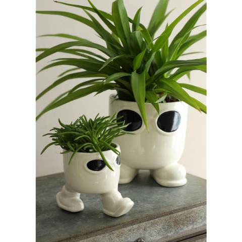 Osłonka na kwiaty ceramiczna doniczka Sunshine krem II gat