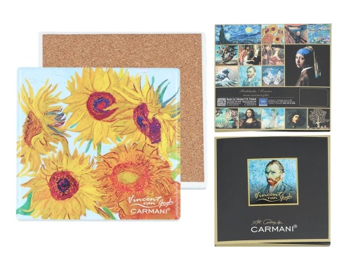 Podkładka talerzyk ceramiczny Carmani Gogh Słoneczniki