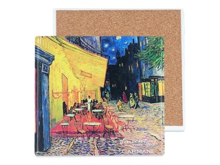 Podkładka talerzyk ceramiczny Carmani Gogh Taras kawiarni