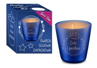 Świeczka sojowa świeca zapachowa w szkle mleko z miodem