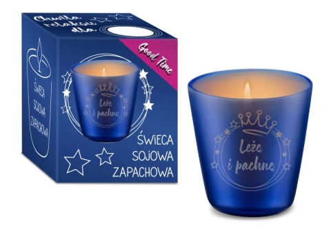 Świeczka sojowa świeca zapachowa w szkle mleko z miodem