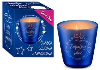 Świeczka świeca zapachowa sojowa w szkle toskańska winnica