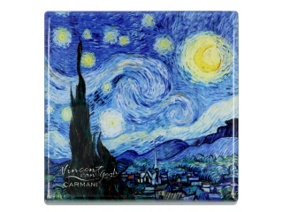 Podkładka ceramiczna talerzyk Carmani Gogh Gwiaździsta noc