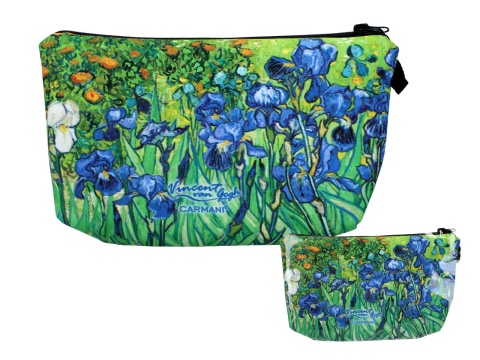 Kosmetyczka carmani duża na kosmetyki Gogh Irysy bag