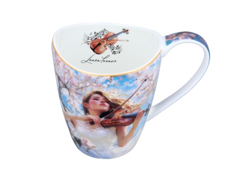 Kubek do kawy Carmani Lozano porcelana dla muzyka skrzypce