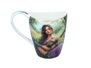 Kubek Carmani Lozano porcelana do herbaty dla muzyka gitara