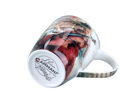 Kubek do herbaty Carmani Lozano porcelana music wiolonczela