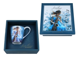 Kubek Lozano porcelana do herbaty Carmani music saksofon