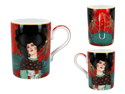 Kubek porcelana do herbaty Carmani Ozdemir na prezent