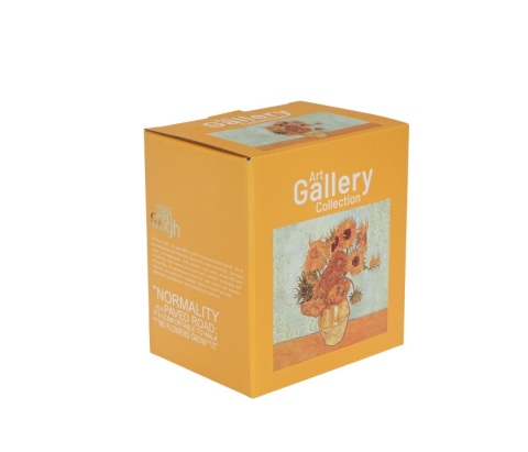 Kubek szklany z podwójną ścianką zaparzacz Gogh Słoneczniki Sunflowers