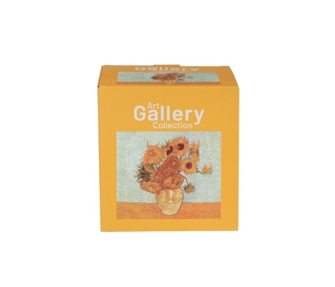 Kubek szklany z podwójną ścianką zaparzacz Gogh Słoneczniki Sunflowers