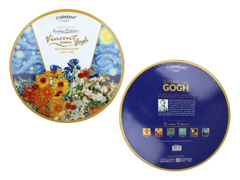 Filiżanki van Gogh Carmani filiżanka kpl 6 szt prezent Irysy