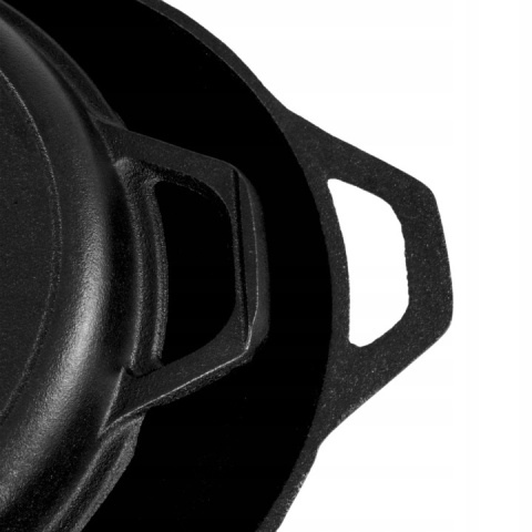 Rondel żeliwny z patelnią Hage 3w1 patelnia brytfanna garnek 26 cm indukcja
