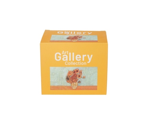 Kubek duży szklany baryłka van Gogh słoneczniki sunflowers do herbaty