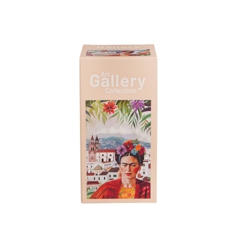 Kubek termiczny Frida Kahlo na herbatę termos prosty lekki na prezent Mexican art red