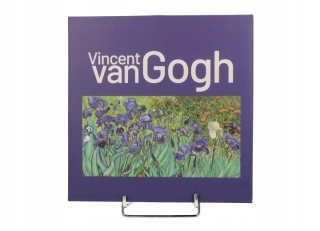 Talerze deserowe porcelanowe Van Gogh Irysy 2 szt talerz na ciasto