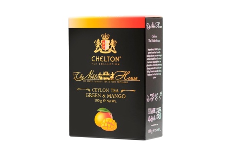 Chelton liściasta herbata zielona z mango 100g Liść Noble House