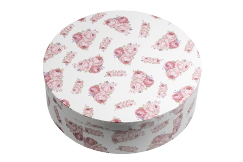 Komplet 6 filiżanek z porcelany z różą francuską