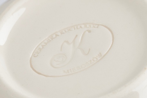 Ceramiczny kubek Mieroszów – Ręcznie Malowany Motyw Kwiatowy