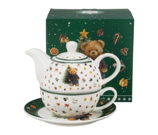 Imbry dzbanek filiżanka tea for one Teddy Noel prezent na święta Boże Narodzenie miś