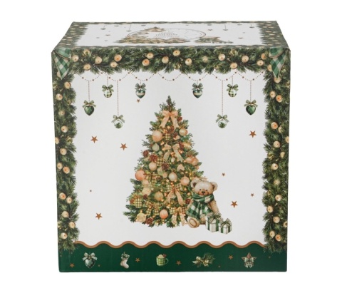 Filiżanka dzbanek imbryk tea for one Tree Sparkle na święta choinka miś