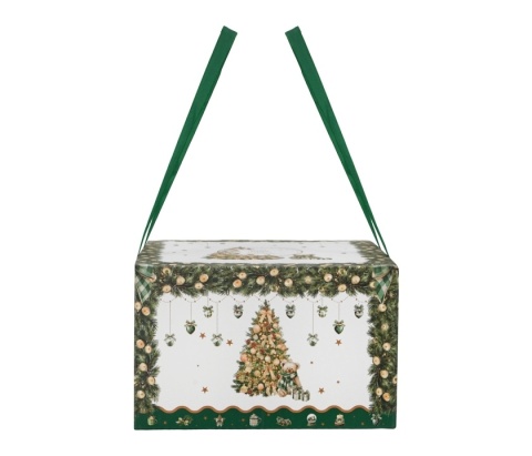 Filiżanki spodki porcelana zestaw 2szt tree sparkle święta choinka miś Boże Narodzenie