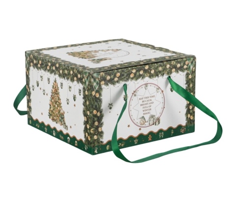Filiżanki spodki porcelana zestaw 2szt tree sparkle święta choinka miś Boże Narodzenie