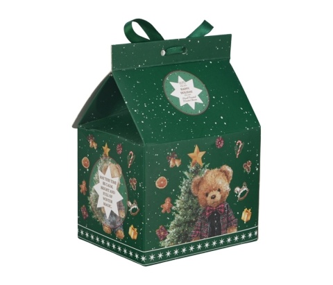 Kubek do kawy porcelana teddy noel domek prezent na święta Boże Narodzenie miś choinka