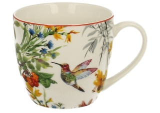 KUBEK LINNEA NA PREZENT Z PORCELANY PTAKI PTASZKI