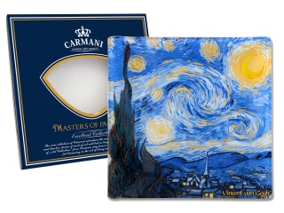 TALERZYK SZKLANY CARMANI VAN GOGH GWIAŹDZISTA NOC