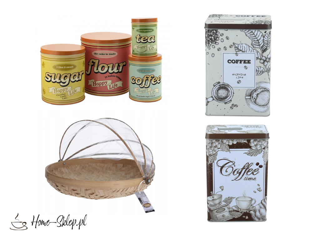 Puszki do przechowywania żywności, kawy lub herbaty