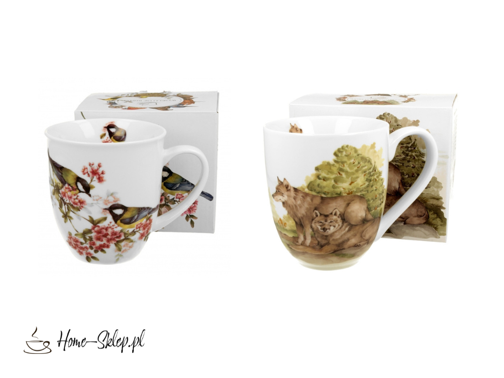 Kubki z motywem dzikich zwierząt