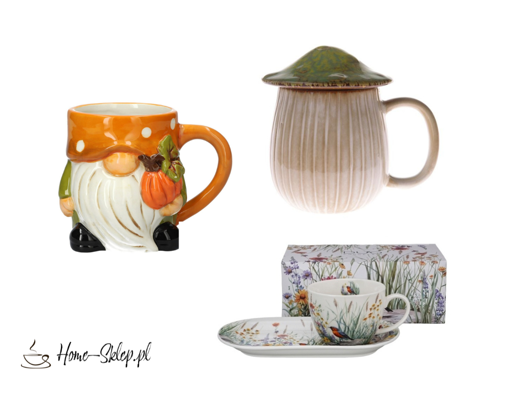Kubki i filiżanki jesienne