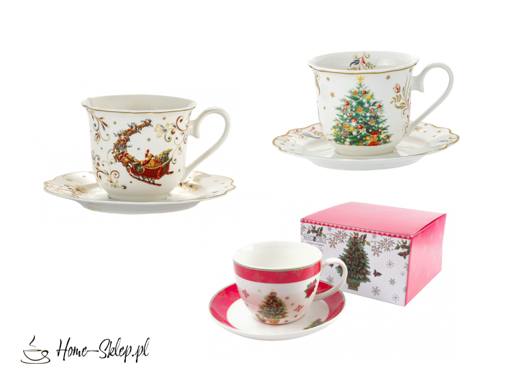 Filiżanki świąteczne klasyczne