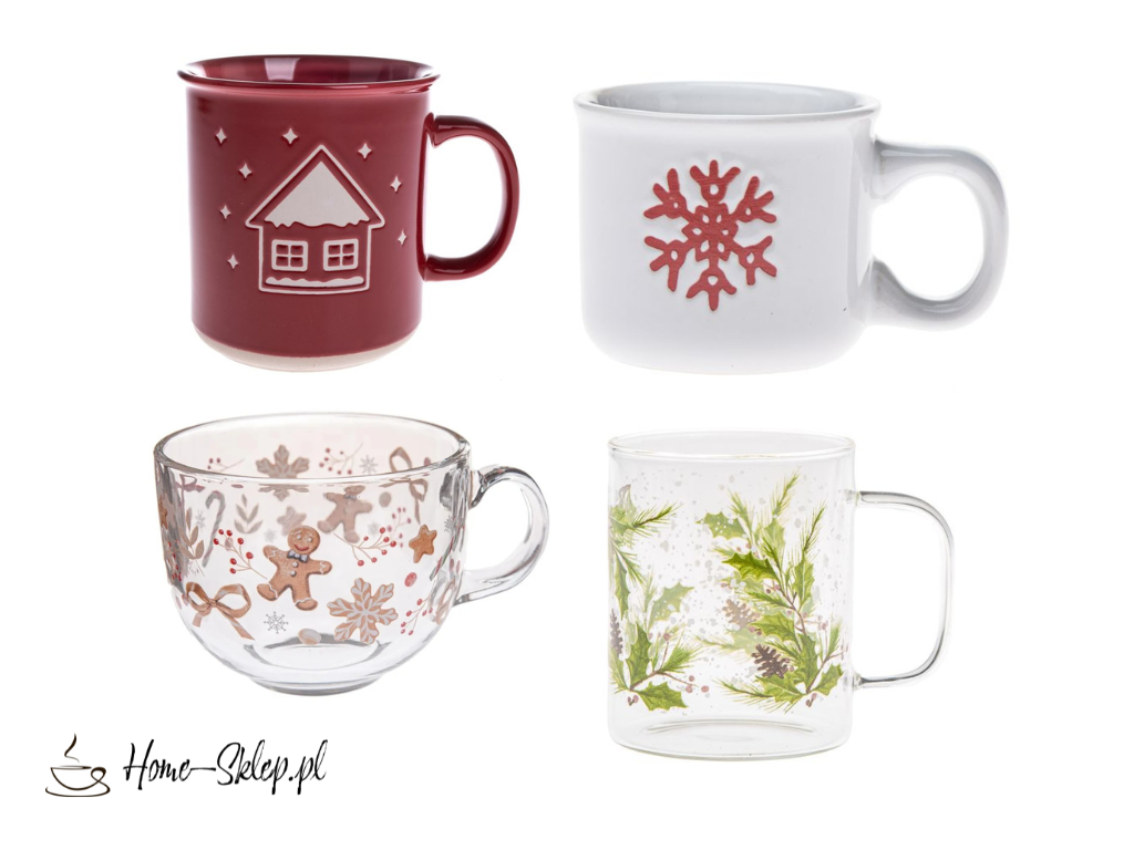 Kubki świąteczne w minimalistycznym stylu