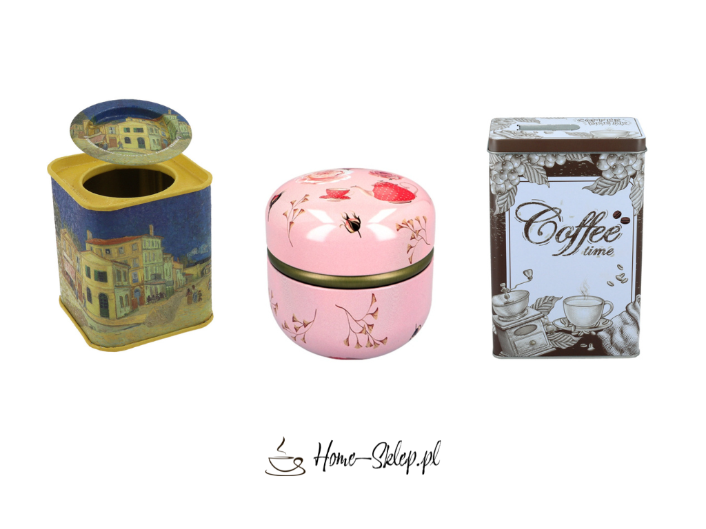 Puszki do przechowywania kawy